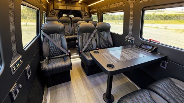 12 passenger sprinter van interior arlington