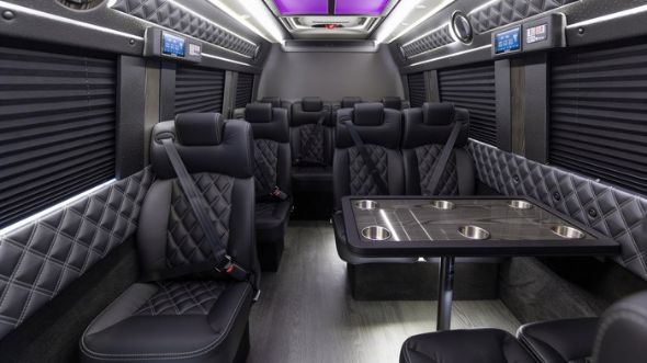 15 passenger sprinter van interior arlington