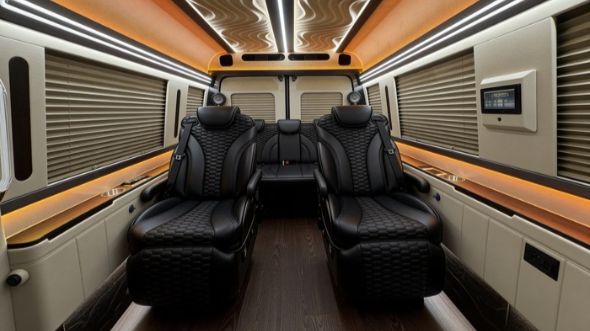 8 passenger sprinter van inside