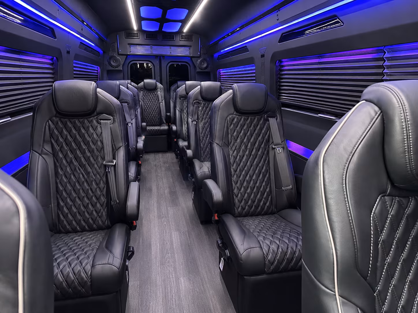 arlington 10 passenger sprinter van inside