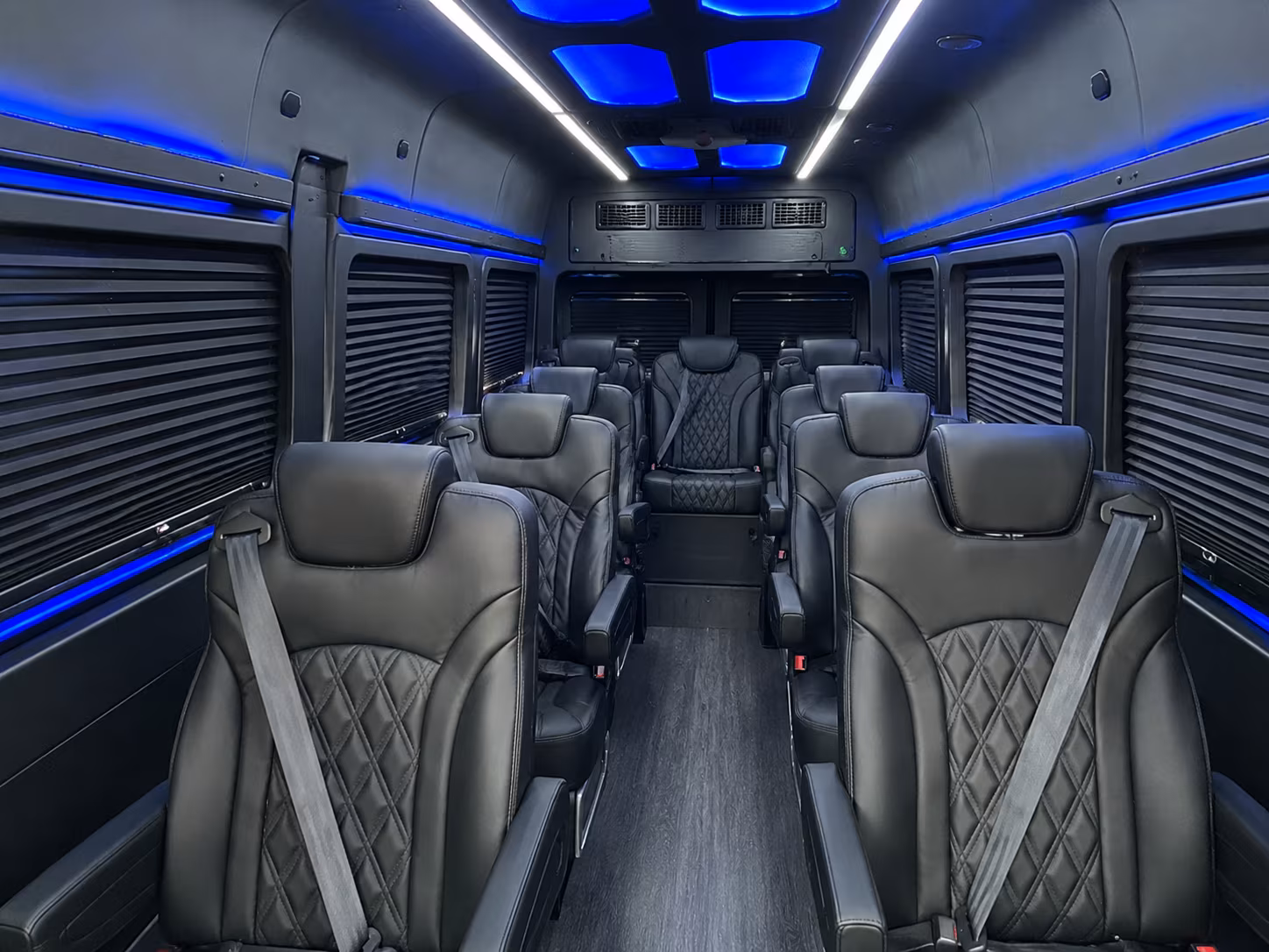 arlington 10 passenger sprinter van interior