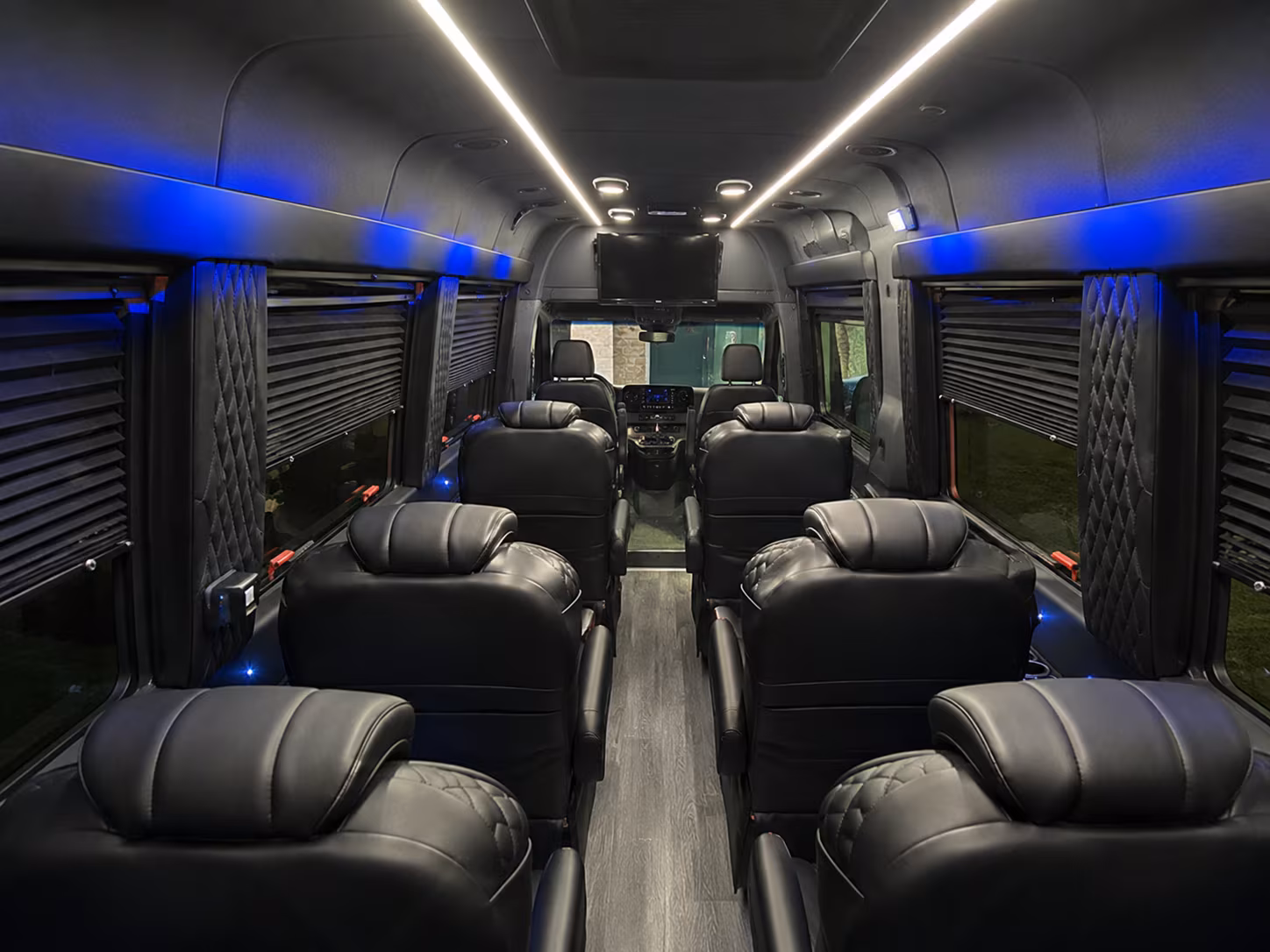 arlington 15 passenger sprinter van inside
