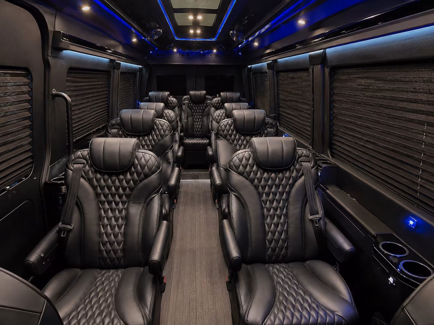arlington 18 passenger sprinter van inside
