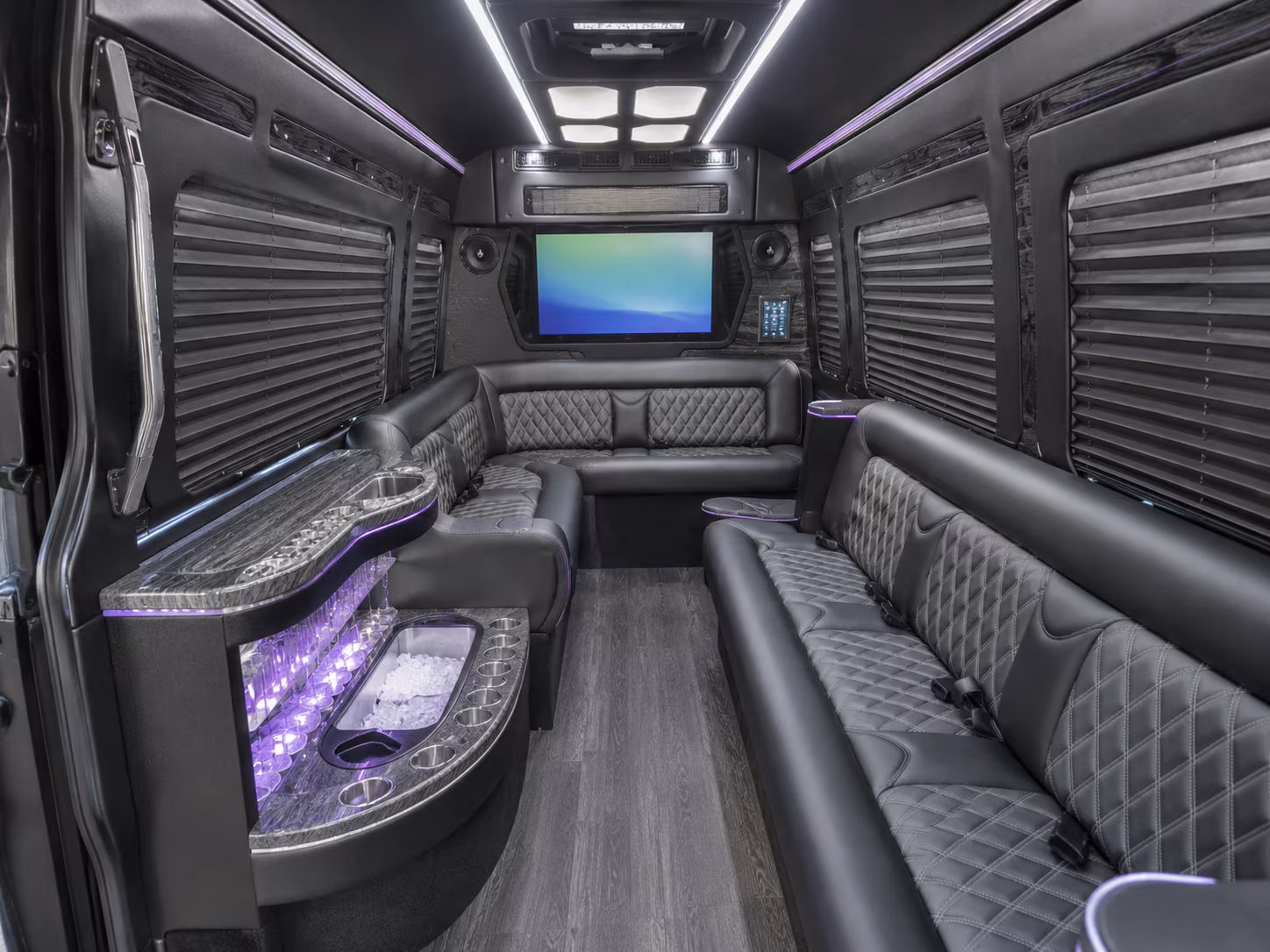 arlington sprinter limousine inside