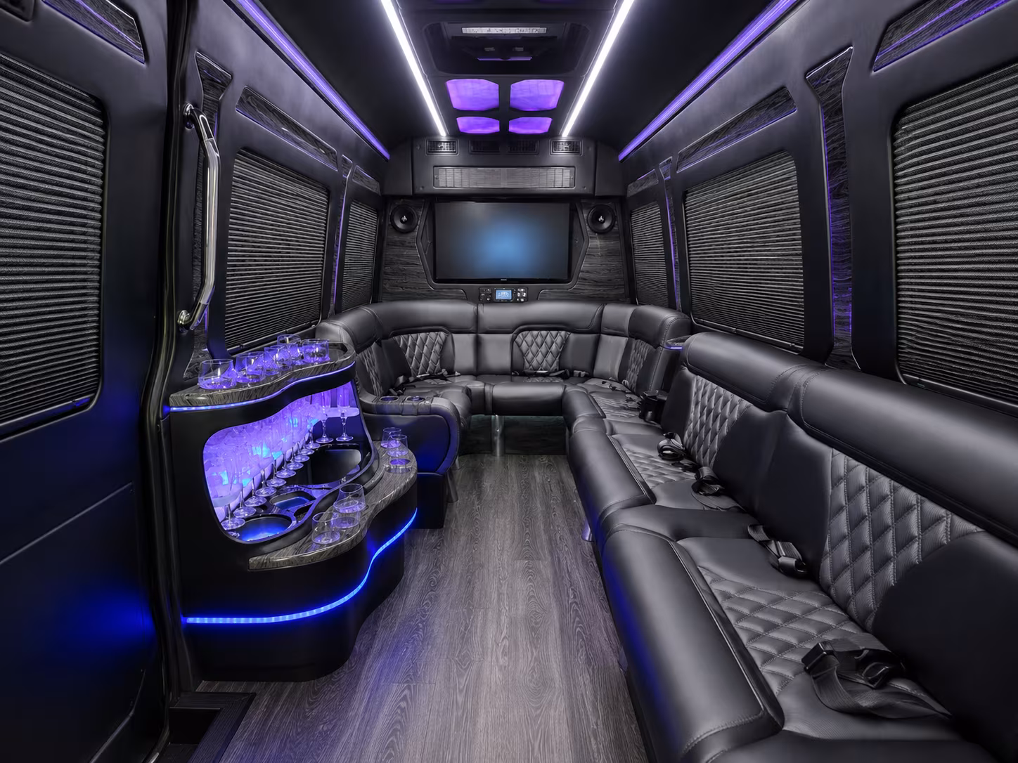 arlington sprinter limousine interior