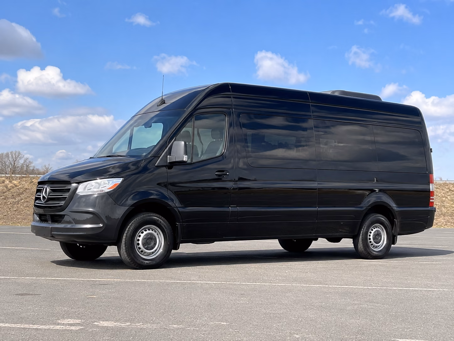 arlington wedding sprinter van rental