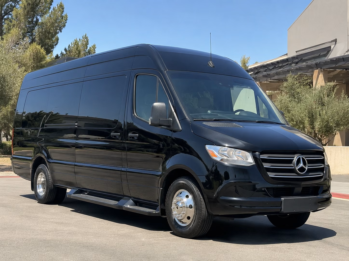 warehouse distribution center and industrial park sprinter van shuttles in arlington texas
